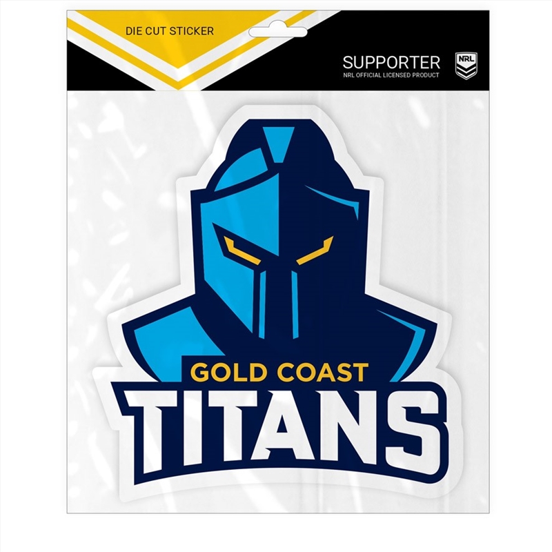 NRL - Gold Coast Titans Logo Sticker/Product Detail/Stationery