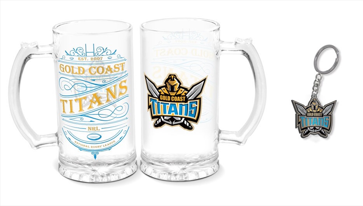 NRL - Gold Coast Titans Heritage Stein Pack/Product Detail/Drinkware