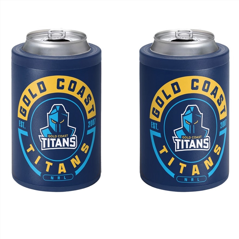 NRL - Gold Coast Titans Insulated Can Cooler/Product Detail/Coolers & Accessories