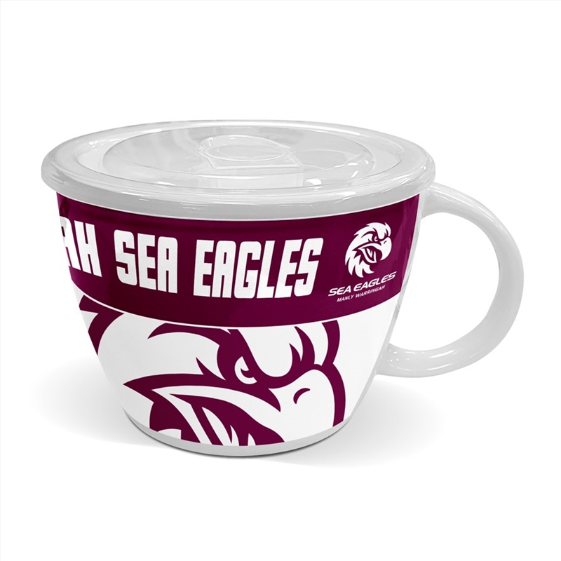 NRL - Manly Sea Eagles Soup Mug With Lid/Product Detail/Mugs