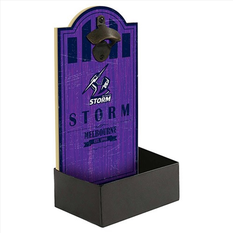 NRL - Melbourne Storm Mdf Opener W Catcher/Product Detail/Drinkware