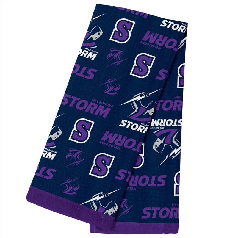 NRL - Melbourne Storm Tea Towel/Product Detail/Kitchenware