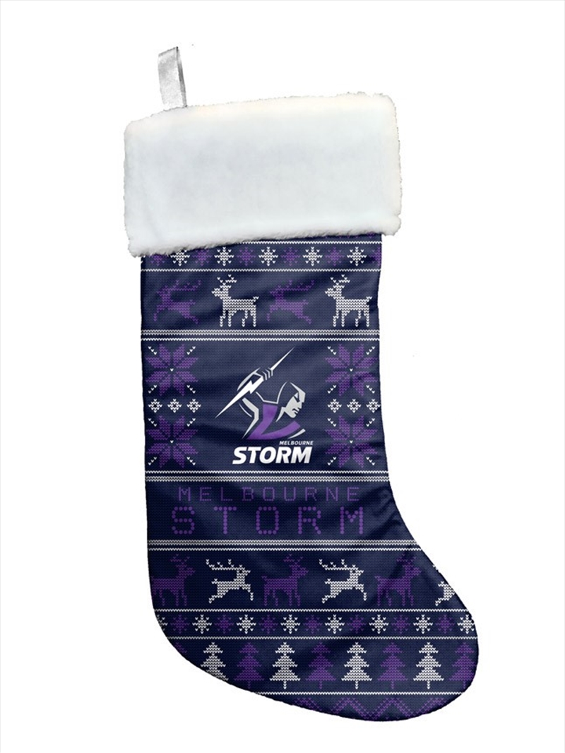 NRL - Melbourne Storm Xmas Stocking/Product Detail/Decor