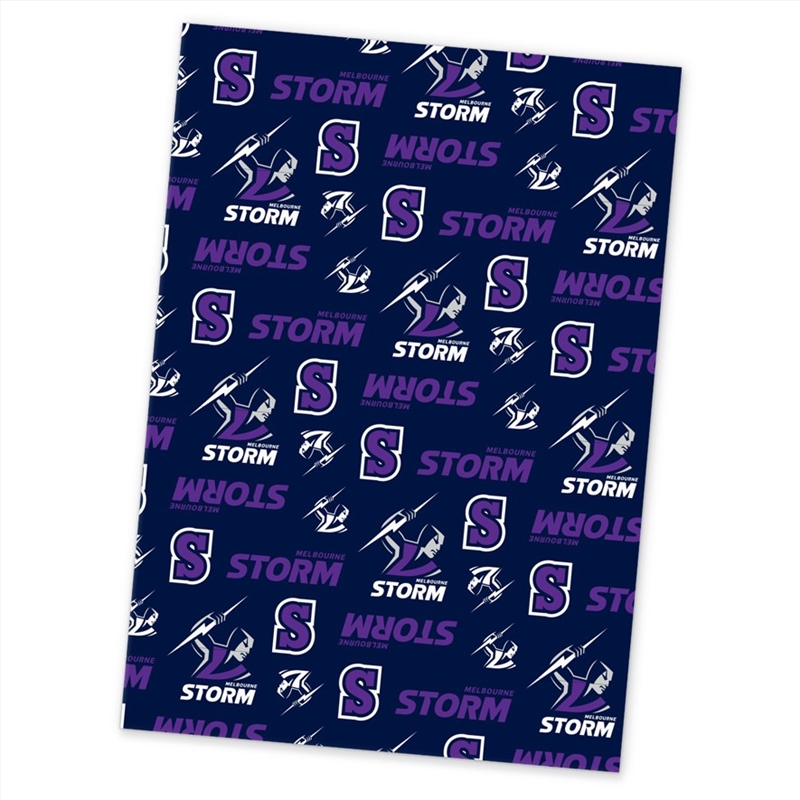 NRL - Melbourne Storm Wrapping Paper/Product Detail/Party Accessories