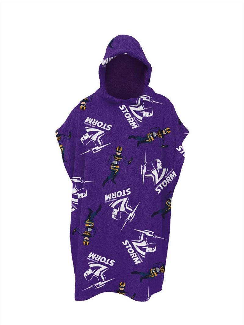 NRL - Melbourne Storm Youth Hooded Beach Towel/Product Detail/Manchester