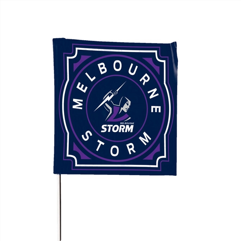 NRL - Melbourne Storm Square Flag/Product Detail/Posters & Prints