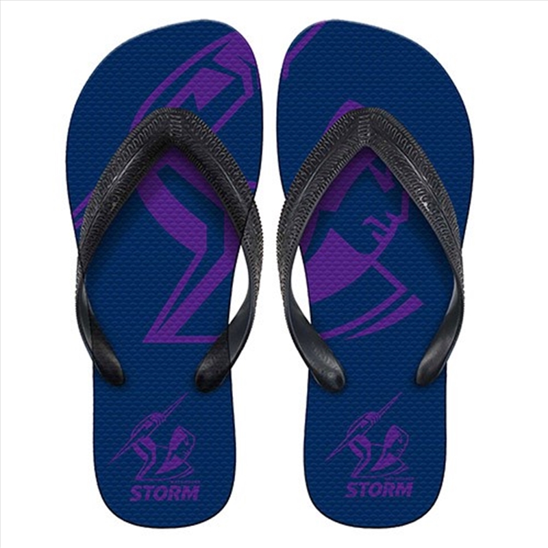 NRL - Melbourne Storm Thongs - M/Product Detail/Footwear