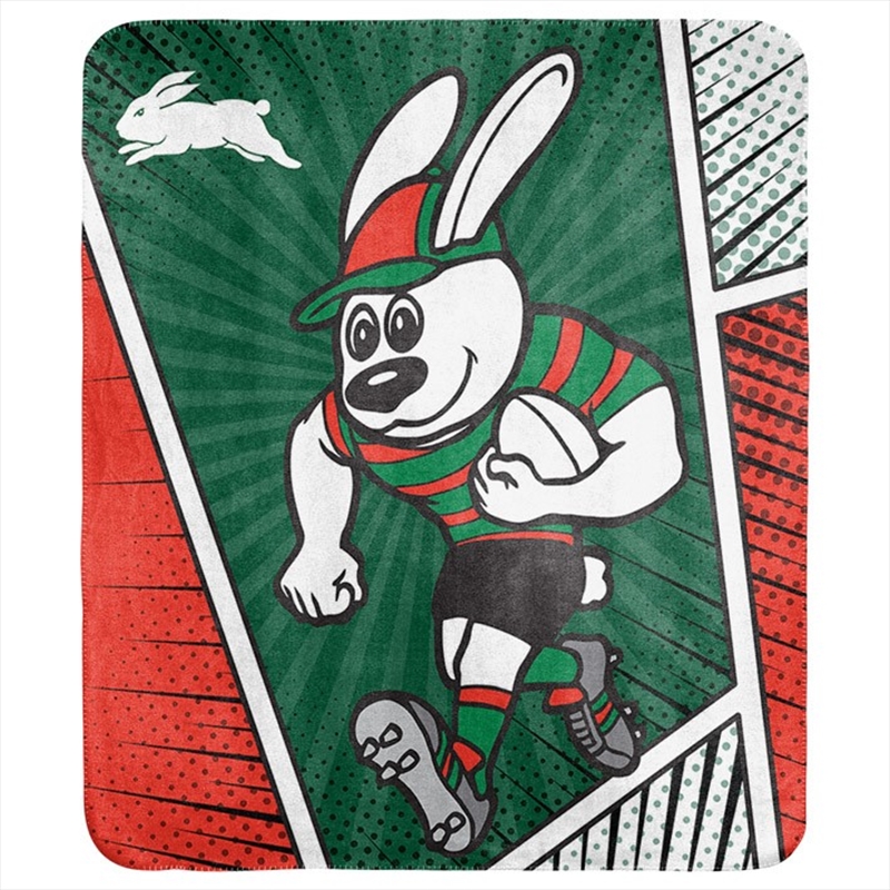 NRL - Rabbitohs Coral Fleece Rug/Product Detail/Manchester