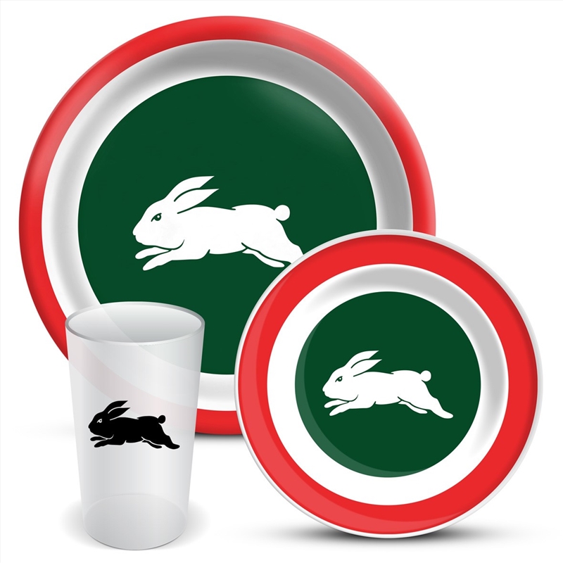 NRL - Rabbitohs 3pce Dinner Set/Product Detail/Diningware