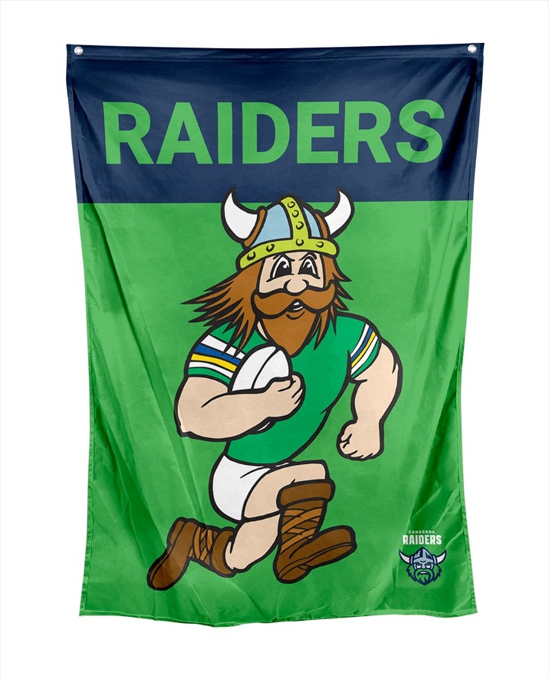 NRL - Raiders Mascot Wall Flag/Product Detail/Posters & Prints