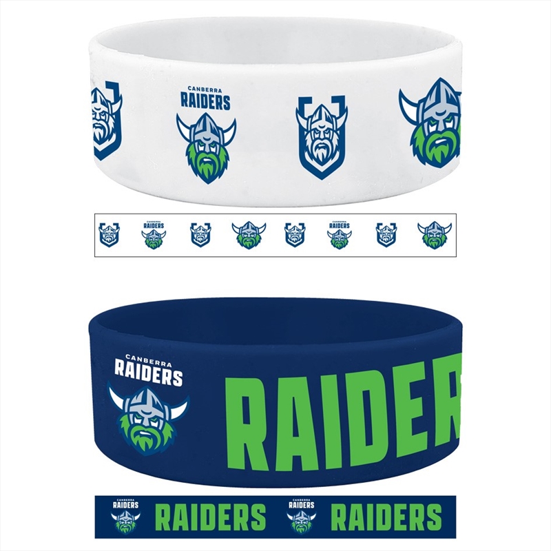 NRL - Raiders Set Of 2  Wrist Bands/Product Detail/Jewellery