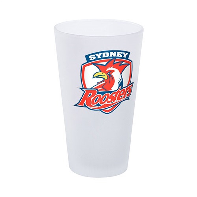 NRL - Roosters Frosted Glass/Product Detail/Drinkware