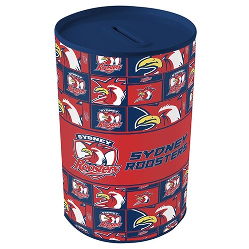 NRL - Roosters Tin Money Box/Product Detail/Collectables