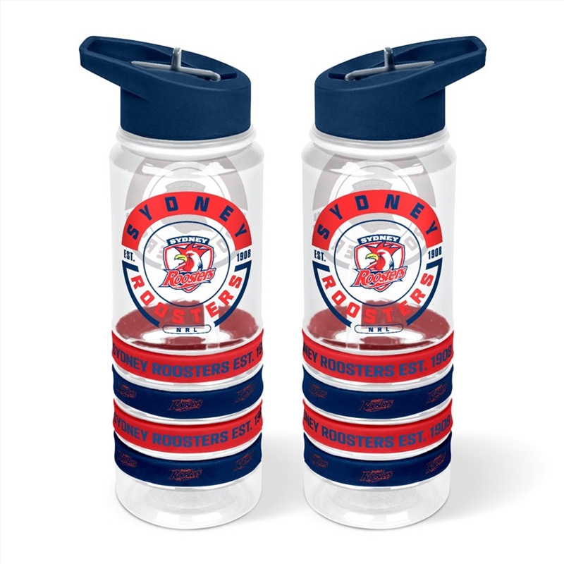 NRL - Roosters Tritan Bottle W Bands/Product Detail/Drinkware