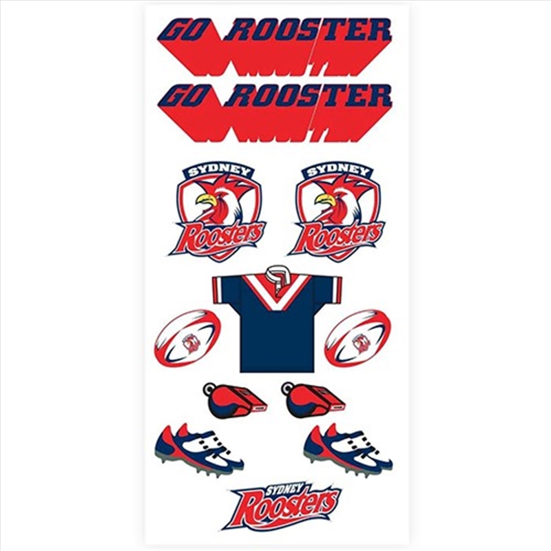 NRL - Roosters Tattoo Sheet/Product Detail/Stationery