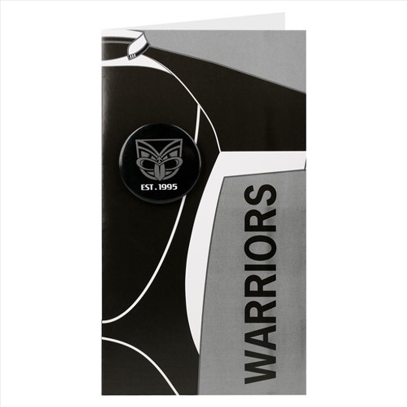 NRL - Warriors Jersey Badge Card/Product Detail/Stationery