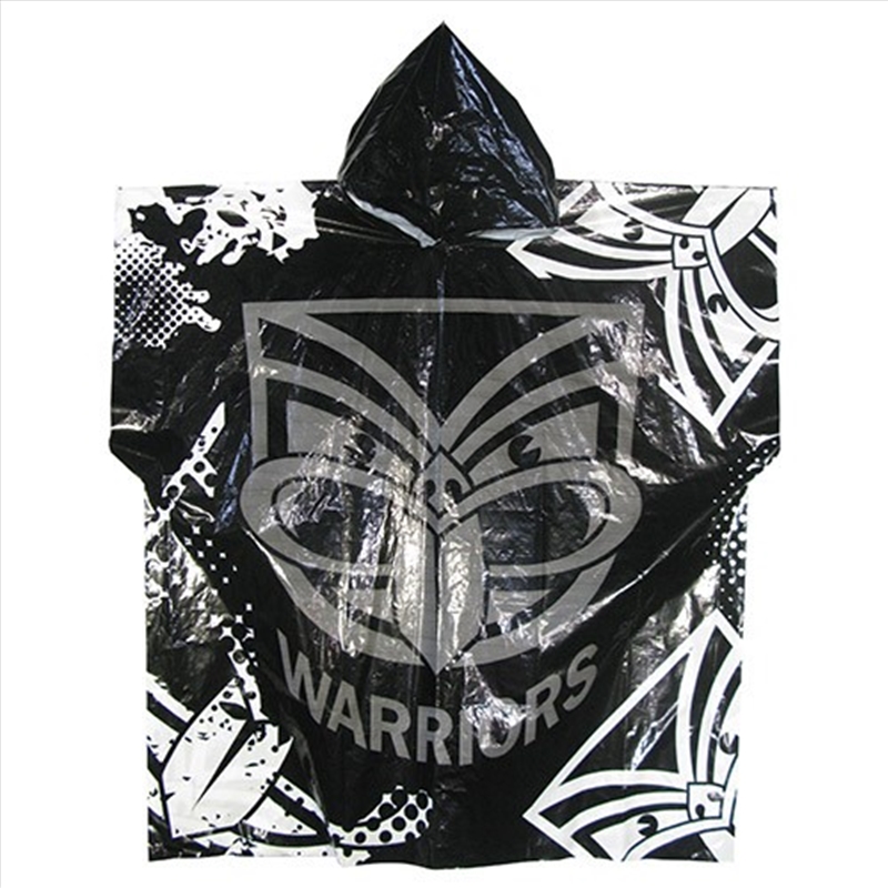 NRL - Warriors Full Print Poncho/Product Detail/Apparel