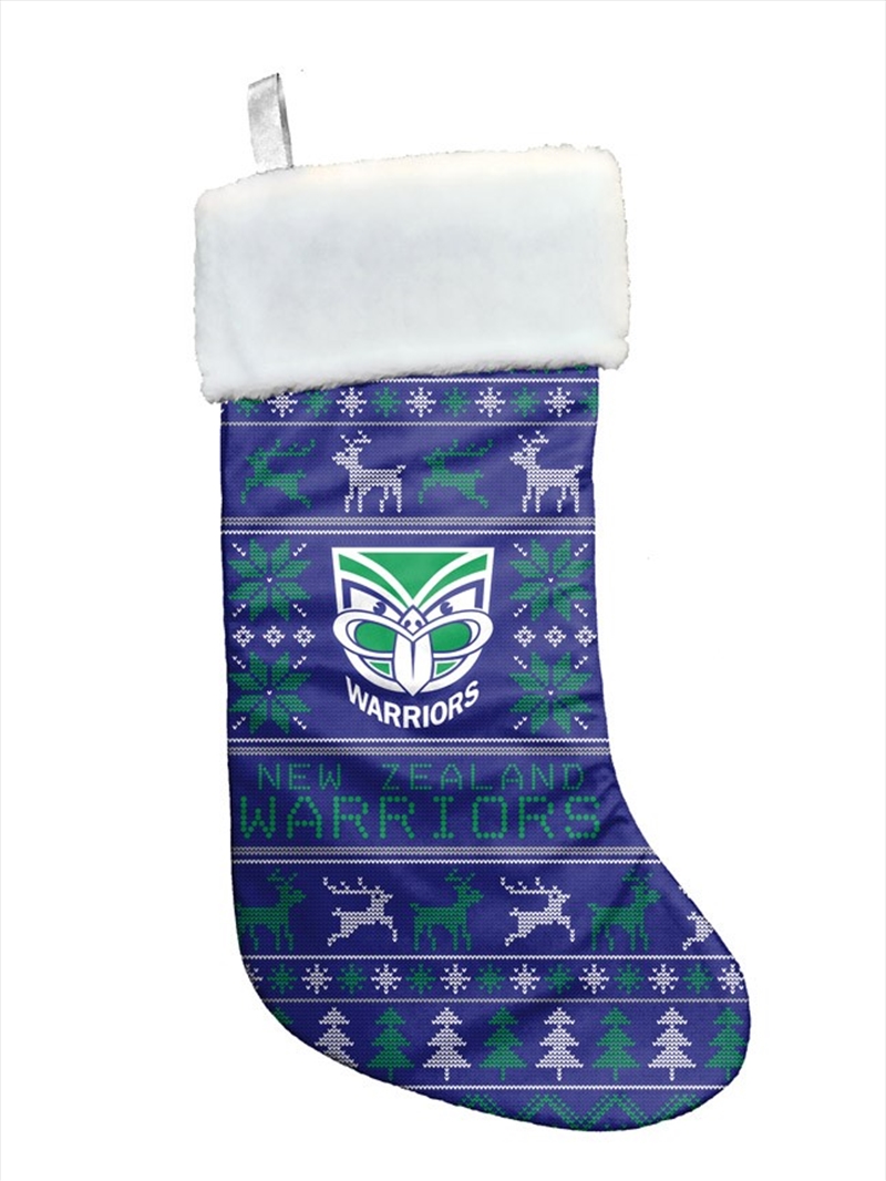 NRL - Warriors Xmas Stocking/Product Detail/Decor
