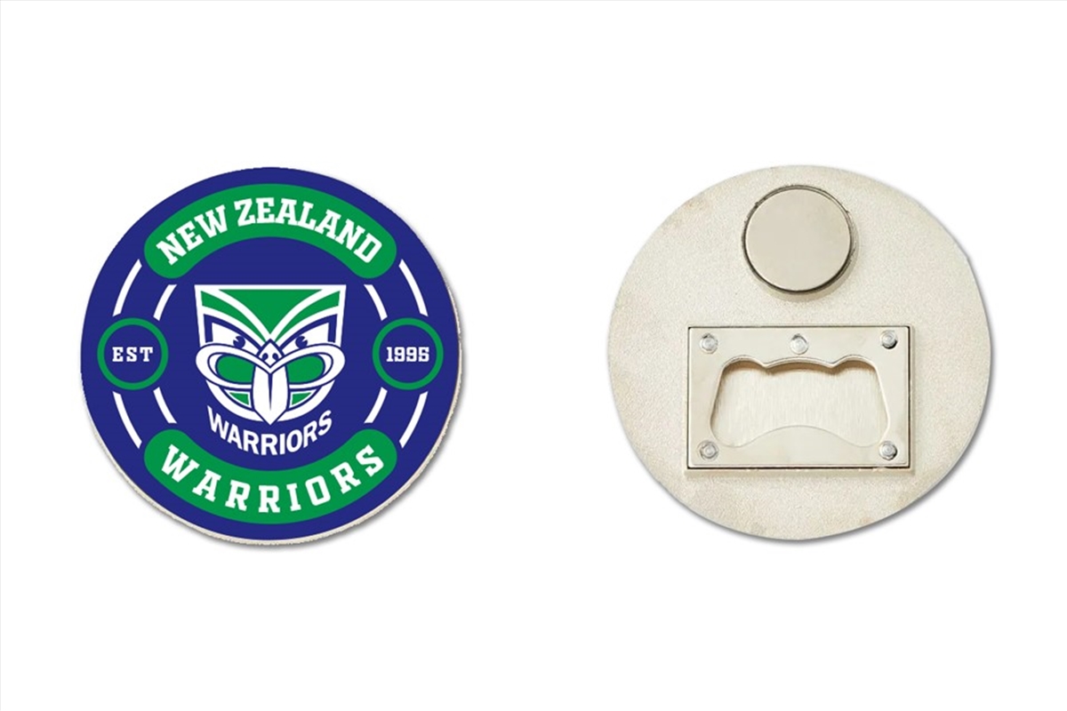 NRL - Warriors Bottle Opener Magnet/Product Detail/Drinkware
