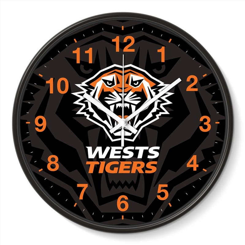 NRL - Wests Tigers Wall Clock/Product Detail/Clocks