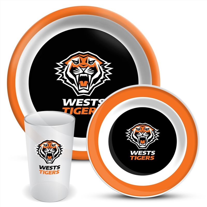 NRL - Wests Tigers 3pce Dinner Set/Product Detail/Diningware