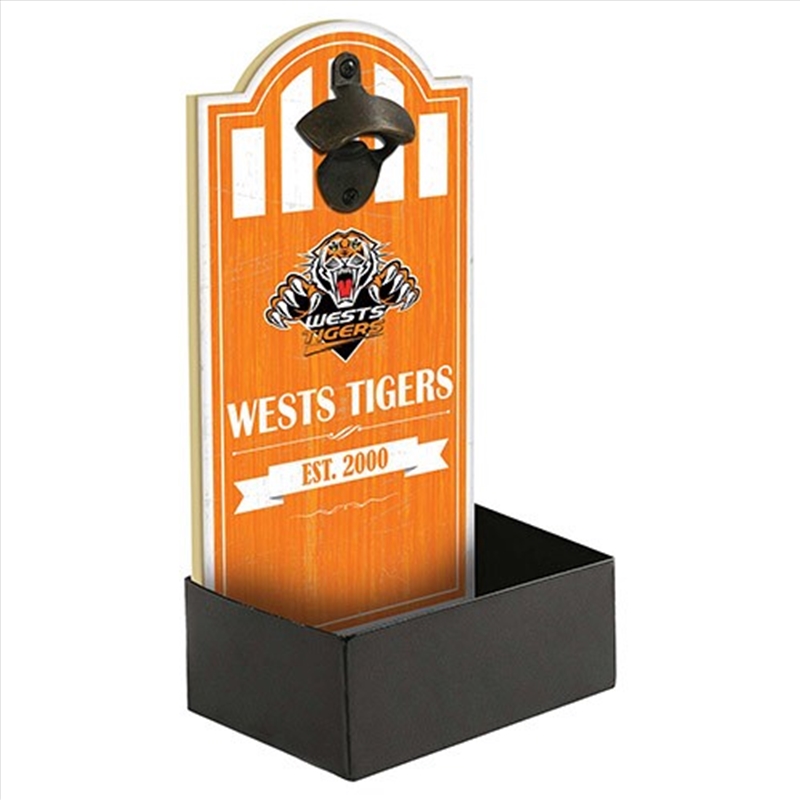 NRL - Wests Tigers Mdf Opener W Catcher/Product Detail/Drinkware