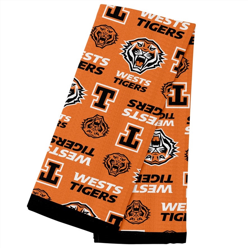 NRL - Wests Tigers Tea Towel/Product Detail/Kitchenware