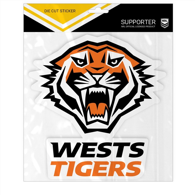 NRL - Wests Tigers Logo Sticker/Product Detail/Stationery