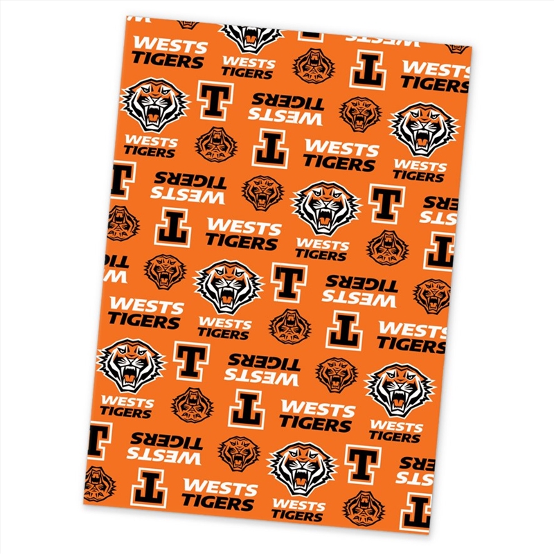 NRL - Wests Tigers Wrapping Paper/Product Detail/Party Accessories
