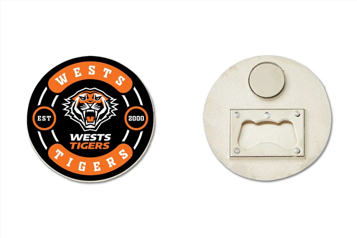 NRL - Wests Tigers Bottle Opener Magnet/Product Detail/Drinkware