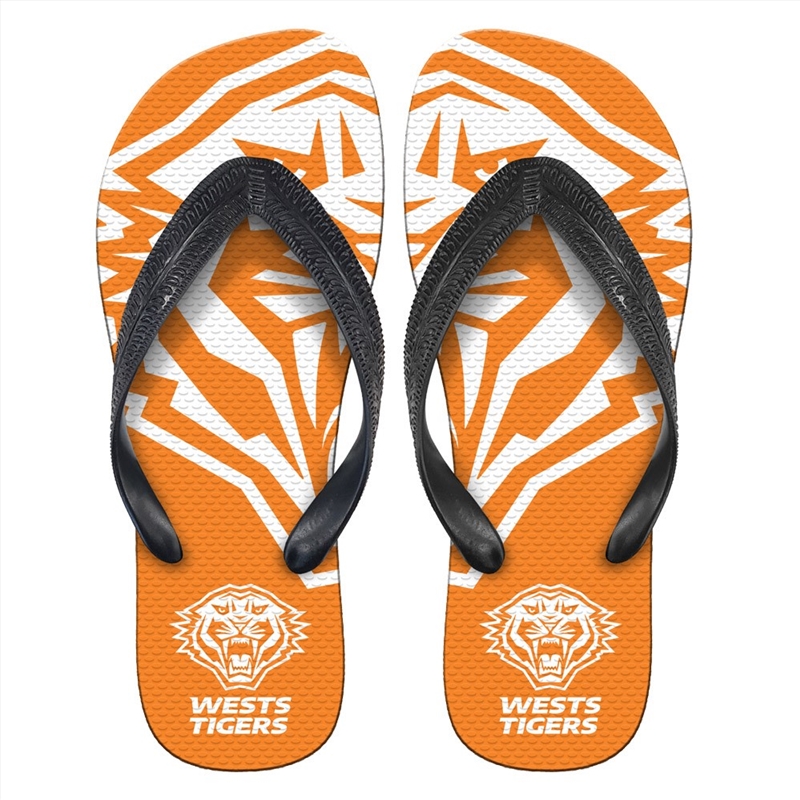 NRL - Wests Tigers Thongs - S/Product Detail/Footwear