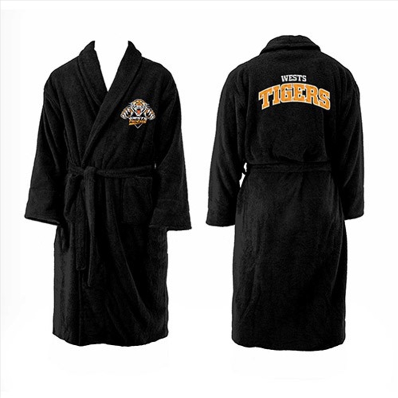 NRL - Wests Tigers Youth Long Sleeve Robe - 6/Product Detail/Apparel