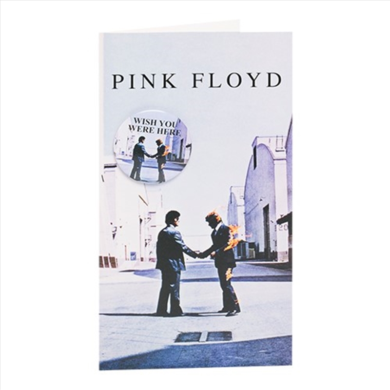 Pink Floyd Wish You Were Here Badge Card/Product Detail/Stationery