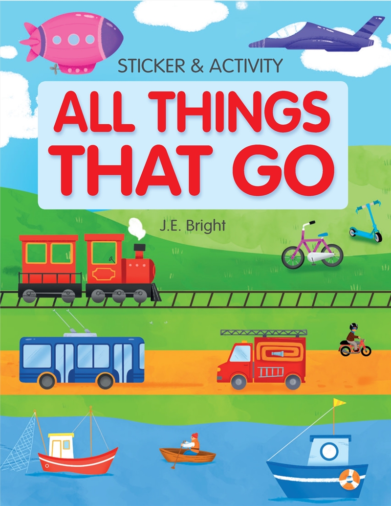 All Things That Go Activities and Stickers/Product Detail/Kids Activity Books