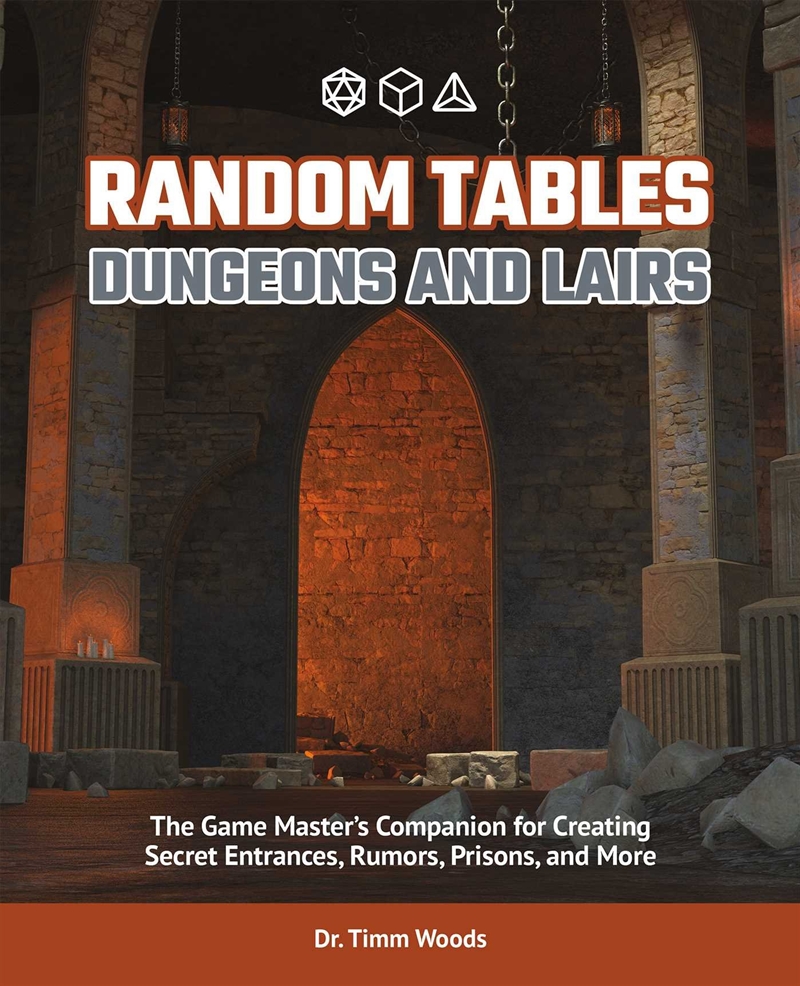 Random Tables: Dungeons And Lairs/Product Detail/Adults Activity Books