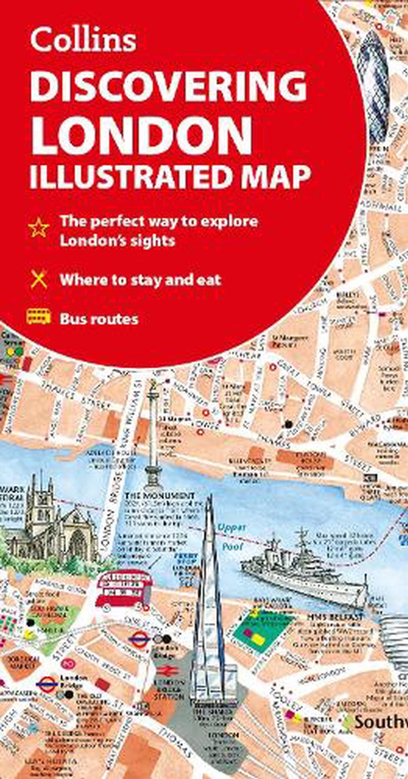 Discovering London Illustrated Map/Product Detail/Travel & Holidays