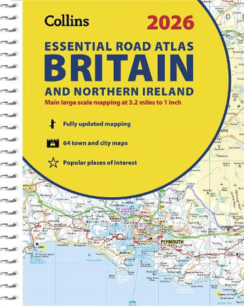 2026 Collins Essential Road Atlas Gb And Northern Ie/Product Detail/Travel & Holidays
