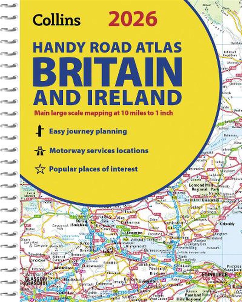2026 Collins Handy Road Atlas Gb And Ie/Product Detail/Travel & Holidays