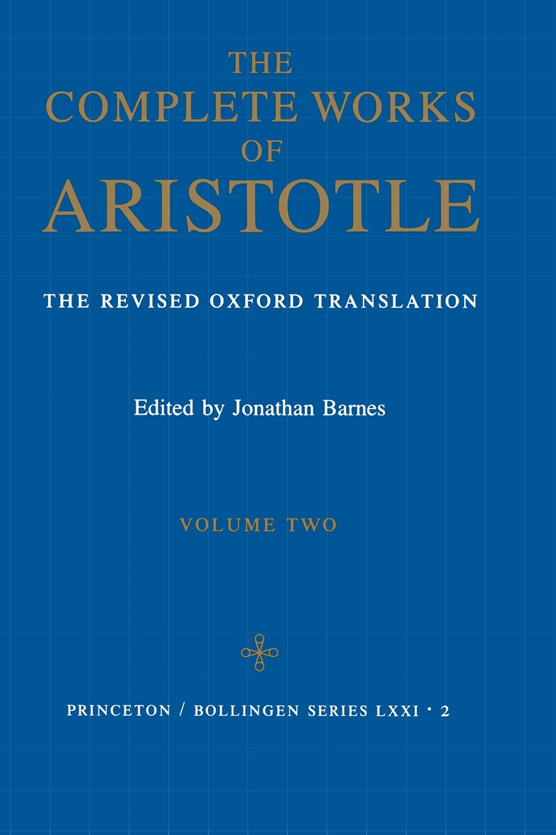Complete Works of Aristotle, Volume 2/Product Detail/Reading
