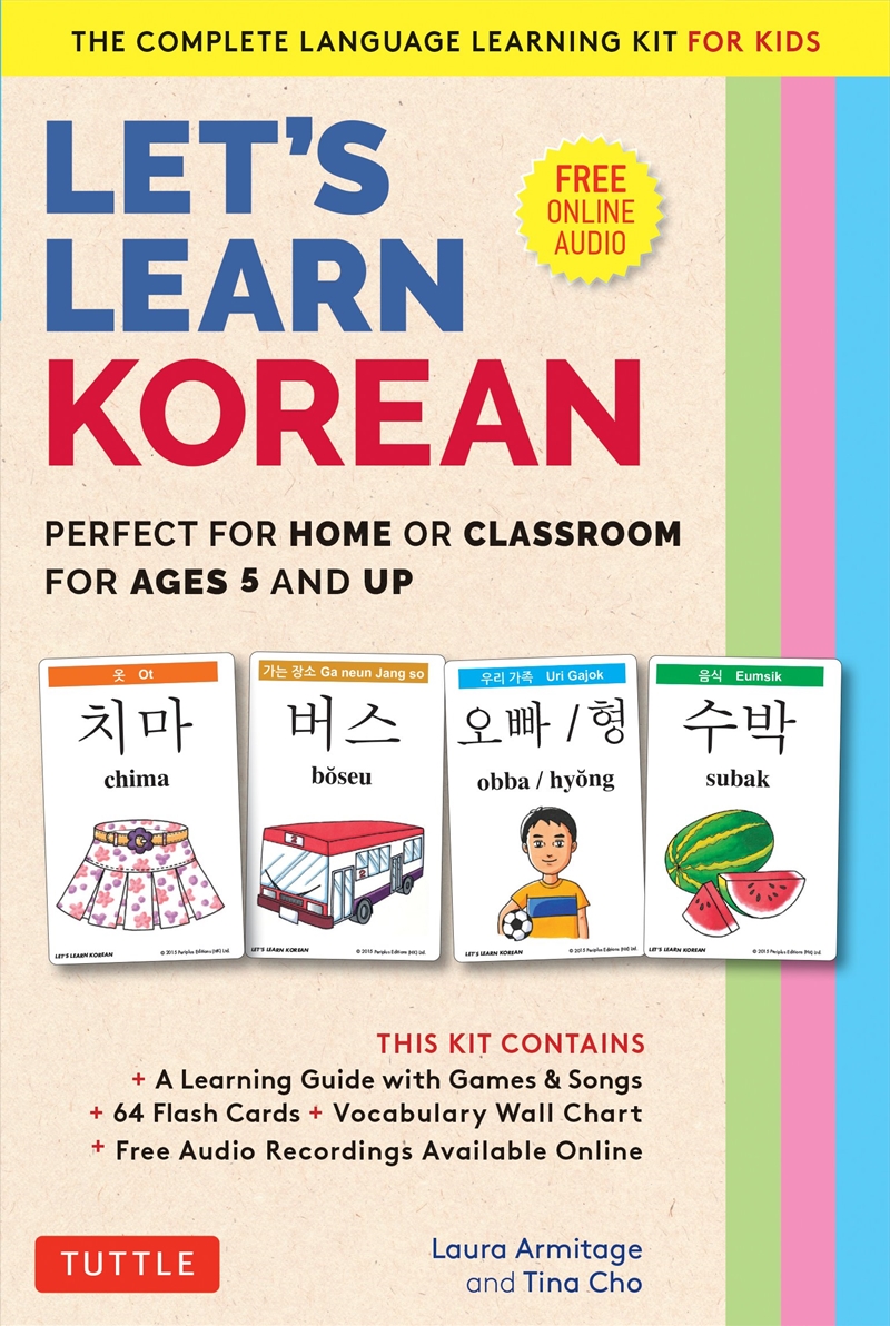Let's Learn Korean Flash Card Kit/Product Detail/Childrens