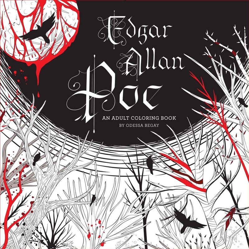 Edgar Allan Poe: An Adult Coloring Book/Product Detail/Adults Colouring