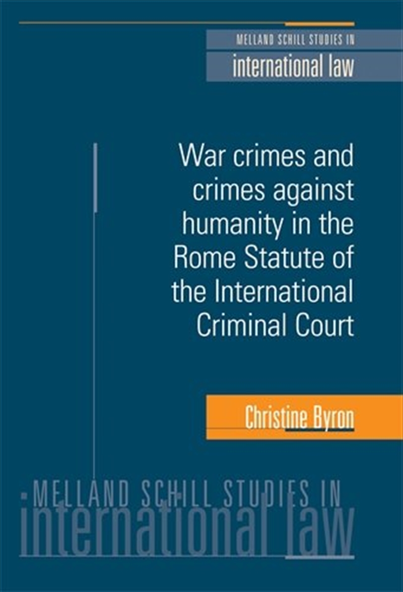 War crimes and crimes against humanity in the Rome Statute of the International Criminal Court/Product Detail/Law
