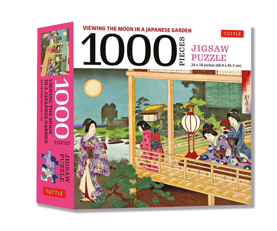 Viewing the Moon Japanese Garden- 1000 Piece Jigsaw Puzzle/Product Detail/Stationery