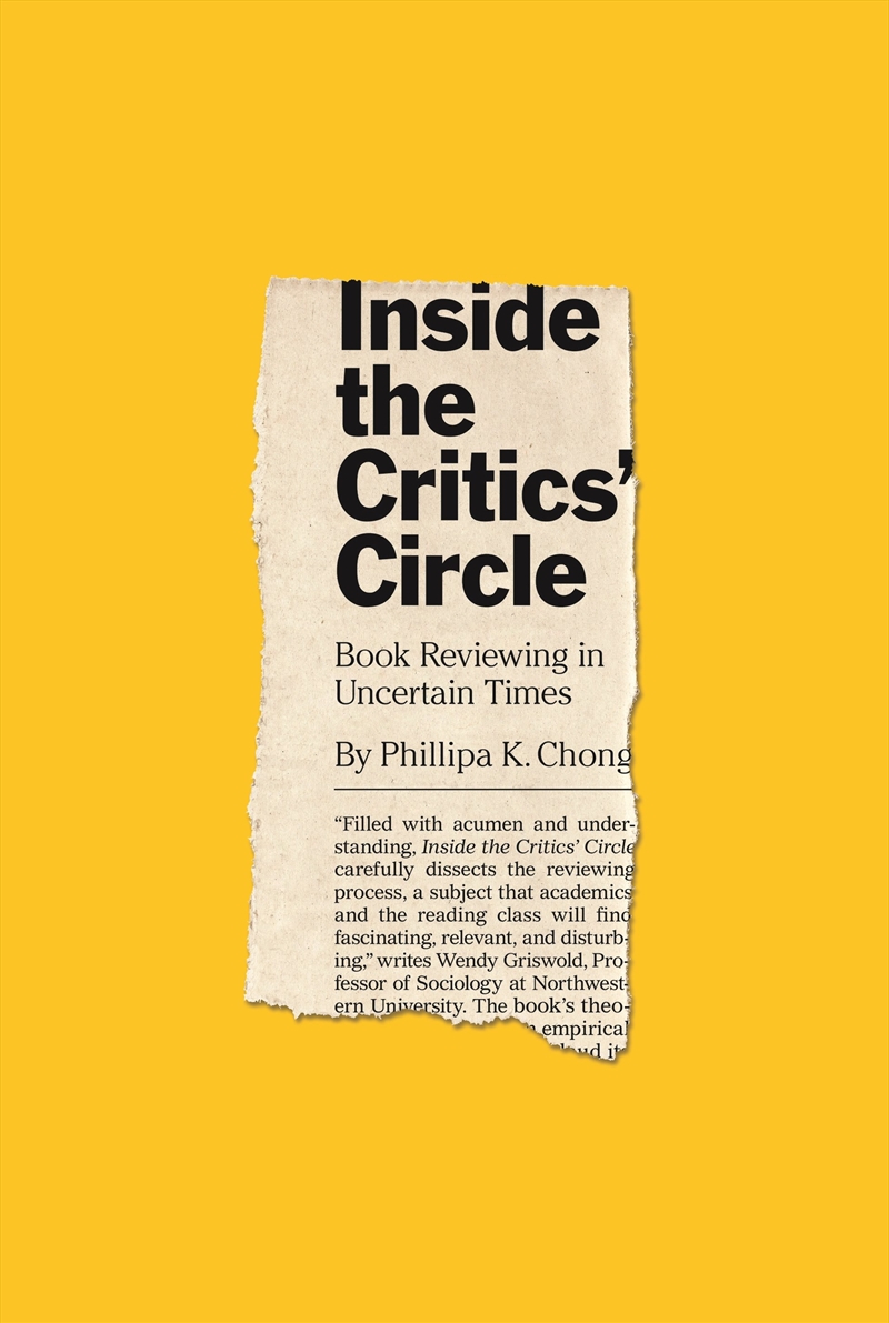 Inside the Critics' Circle/Product Detail/Literature & Poetry