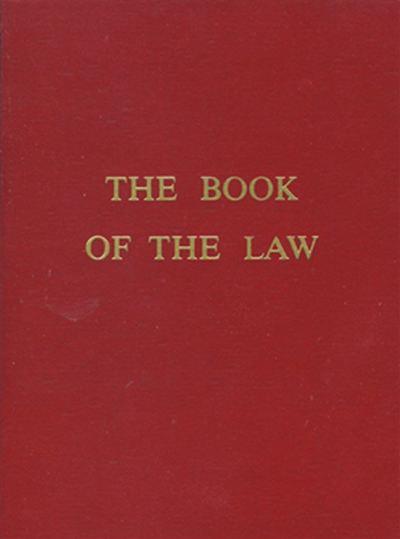 The Book of the Law/Product Detail/Religion & Beliefs