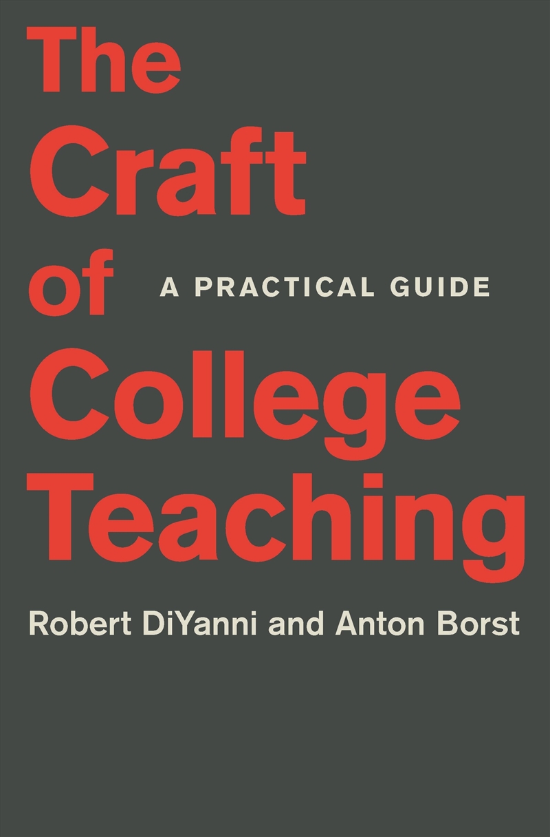 The Craft of College Teaching/Product Detail/Education & Textbooks