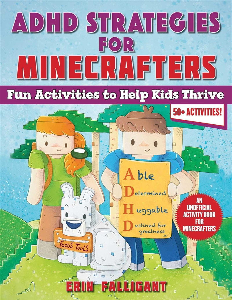 ADHD Strategies for Minecrafters/Product Detail/Kids Activity Books