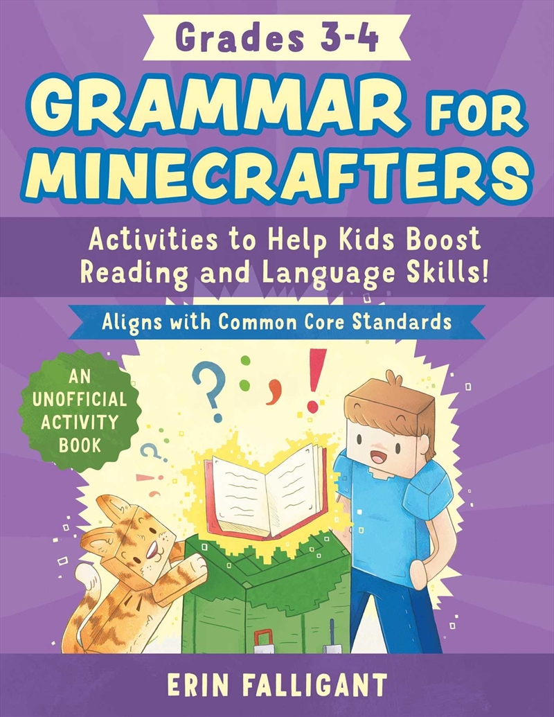 Grammar for Minecrafters: Grades 34/Product Detail/Childrens