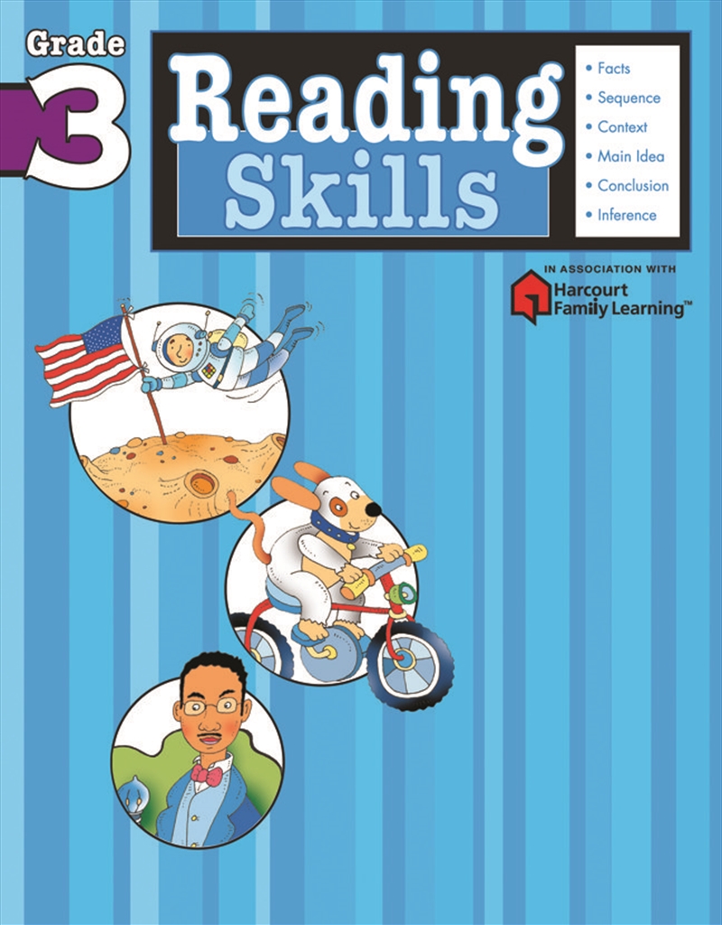 Reading Skills: Grade 3 (Flash Kids Harcourt Family Learning/Product Detail/Children