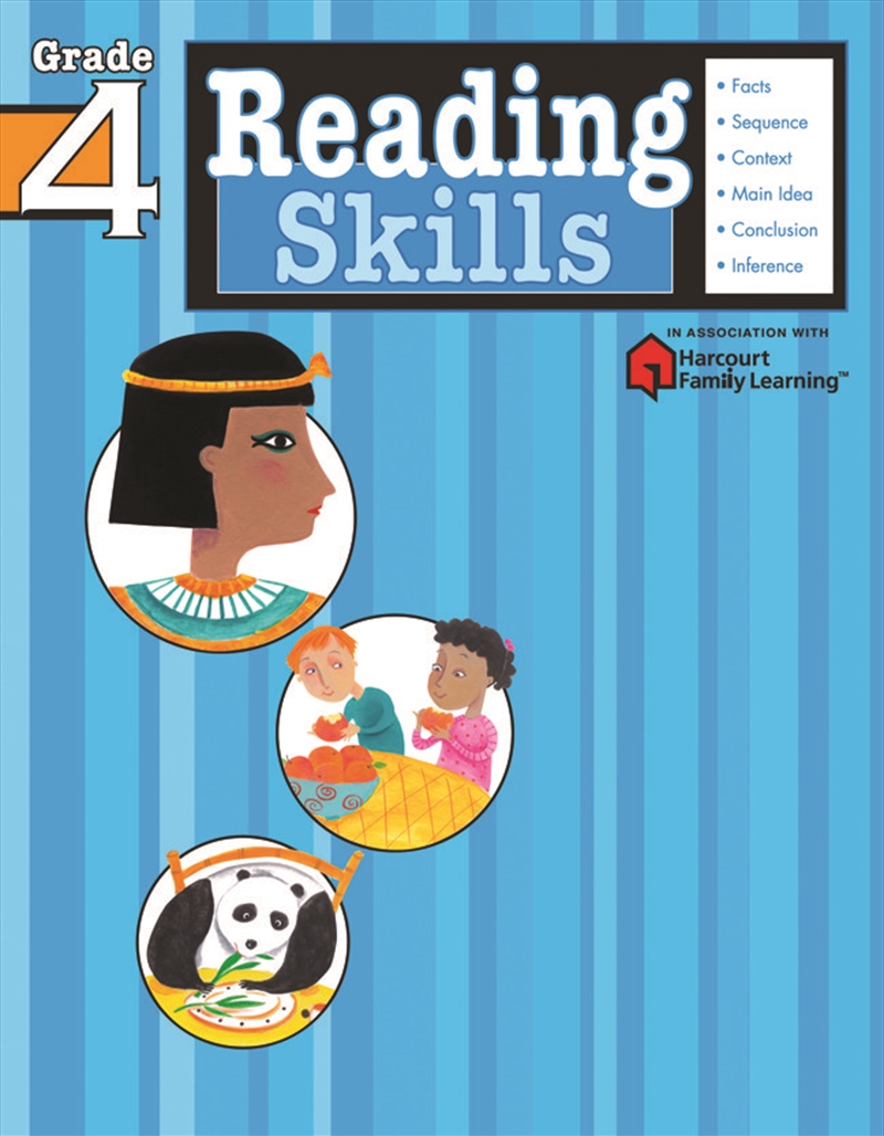 Reading Skills: Grade 4 (Flash Kids Harcourt Family Learning/Product Detail/Children